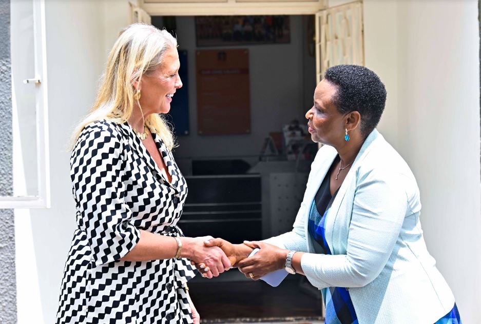 Col. Edith Nakalema, British High Commissioner Lisa Chesney MBE To Uganda Discuss Investment Opportunities And Investors Protection