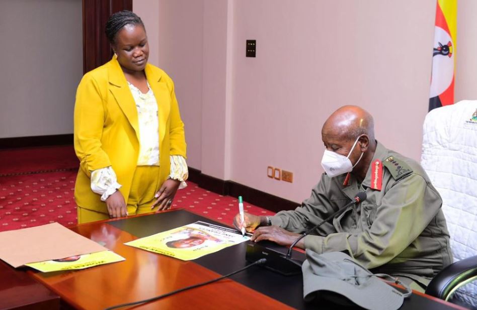 President Museveni Endorses Jane Frances Acilo As NRM Flag Bearer For Oyam Woman MP Seat