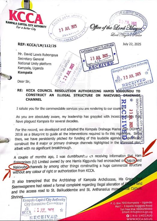 Nakivubo Drainage Redevelopment Sparks Parliamentary Oversight As MPs Clash Over Presidential Directive
