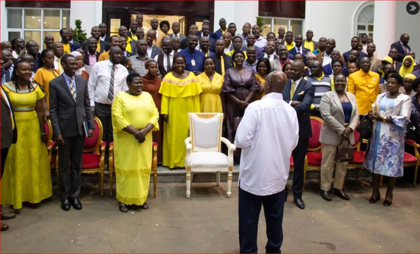 Unity Above Ambition: President Museveni Commends Buganda NRM Cadres For Supporting Flag Bearers