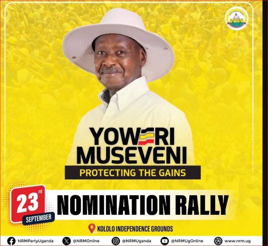 Thousands To Gather At Kololo Independence Grounds As NRM Mobilises For Museveni’s Nomination On Tuesday