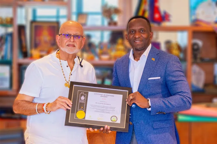 National Property Awards Dr Sudhir For Transforming Uganda's Real Estate Sector, Urban Development