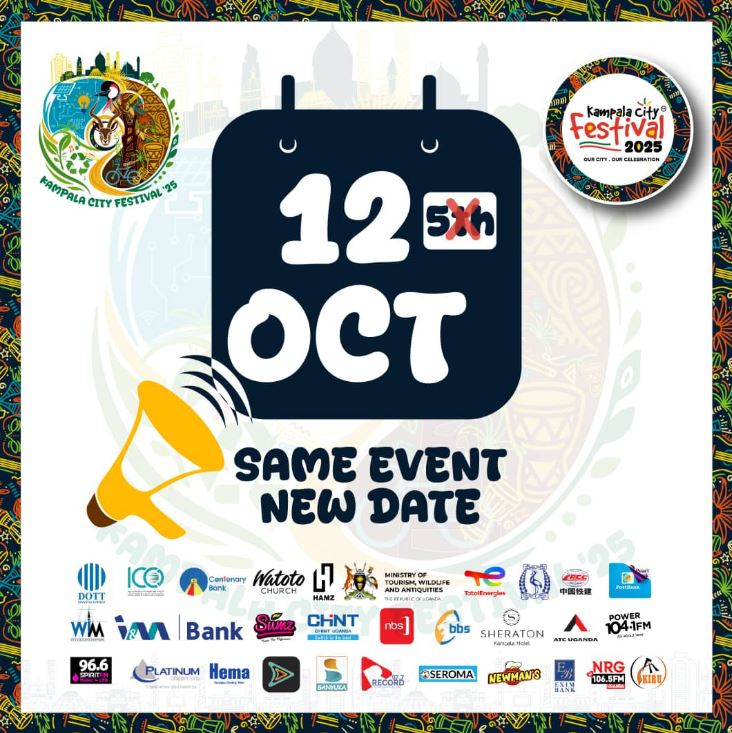 KCCA Reschedules Kampala City Festival 2025 To October 12