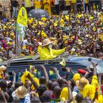 President Museveni Interacting With His Supporters In Adjumani