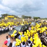 Museveni Campaigning in Gulu City