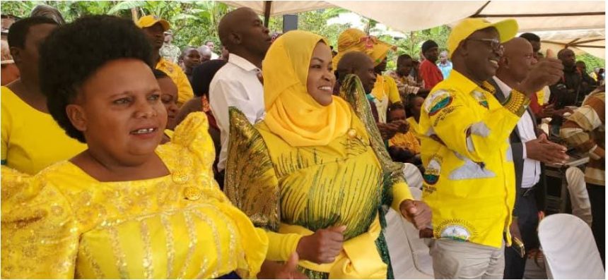 Hon. Asha Nabulo Mafabi (Centre) During Nominations