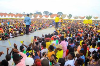 Minister Haruna Kasolo Stages Massive Homecoming Rally After Nomination, Vows to Reclaim Kyotera Seat