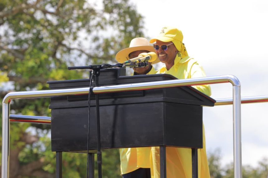 First Lady Janet Museveni Lauds Uganda’s Peaceful Elections, Rallies Support For NRM And Continued Stability