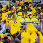 Historic Homecoming: Huge Crowds Welcome Museveni And First Lady As NRM Returns To Ntungamo With Message Of Peace, Wealth Creation