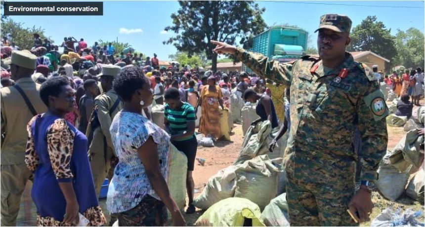 UPDF Distributes Impounded Charcoal To Lira Residents As Army Enforces Ban On Commercial Charcoal Trade