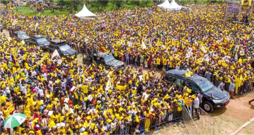 President Museveni Promises New Infrastructure For Kazo, Urges Residents To Embrace Commercial Farming