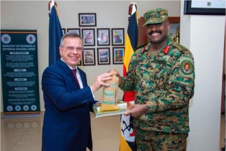 CDF Gen Muhoozi, Belgian Envoy Discuss Regional Security, Pledge Closer Defence Collaboration