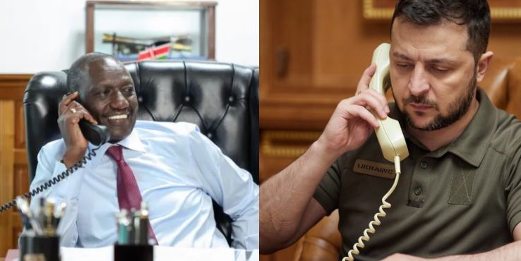 President William Ruto, Volodymyr Zelensky Hold Talks On Kenyans Detained In Ukraine