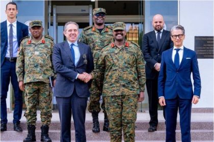 Gen. Muhoozi Meets EU Special Representative, Reaffirms Uganda–EU Security Partnership