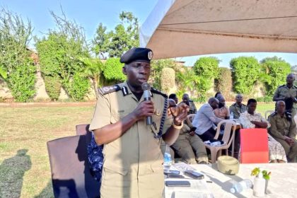 Uganda Police's KMP Commander Ecega Richard Leads Security Sensitisation Drive In Kyengera