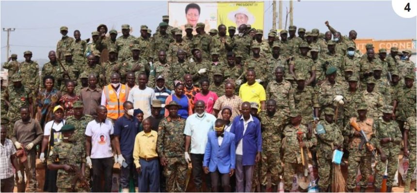 UPDF Troops At IPSO-TC Singo Lead Community Support Activities For 45th Tarehe Sita Celebrations 