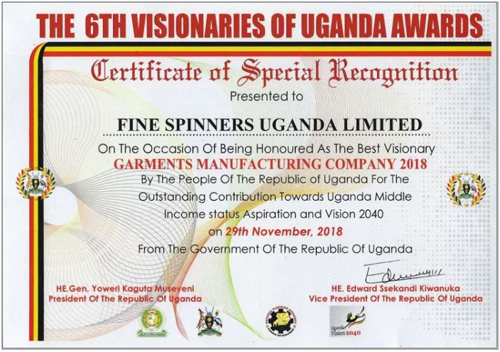 Parliament Approves Ugx. 6.1Bn Bailout For Fine Spinners Uganda Limited After AGOA Market Loss