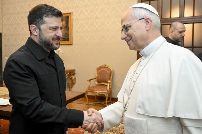 Pope Leo XIV Meets Ukrainian President Volodymyr Zelenskyy, Calls For 'Just And Lasting' Peace In Ukraine