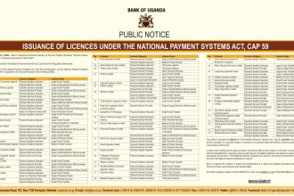 BOU Releases Updated List Of Licensed Payment Service Operators